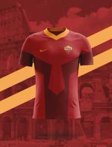 Camisa dos times italianos: Roma