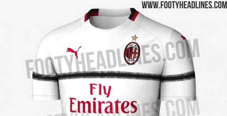 Camisa 2 do Milan com a Puma