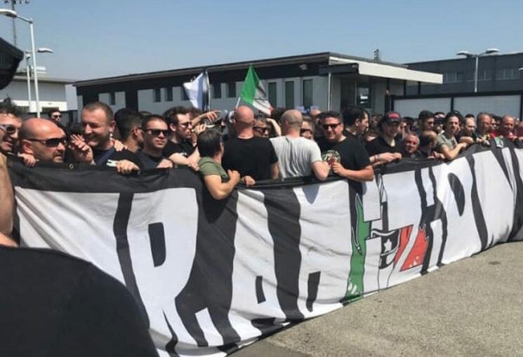 Protesto dos torcedores da Juventus