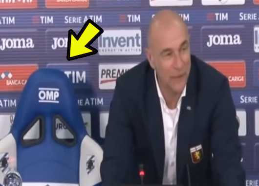 Técnico do Genoa Ballardini cadeira Sampdoria
