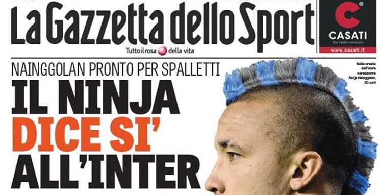 Nainggolan na Inter segundo a Gazzetta