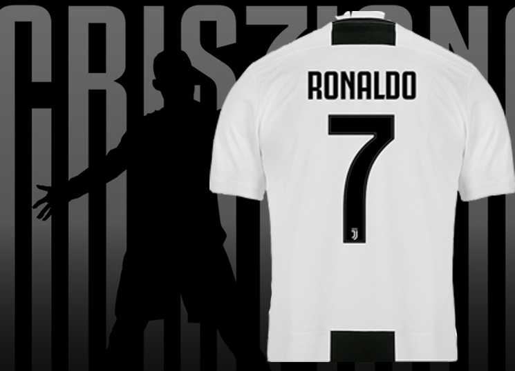 Camisas de Cristiano Ronaldo na Juventus