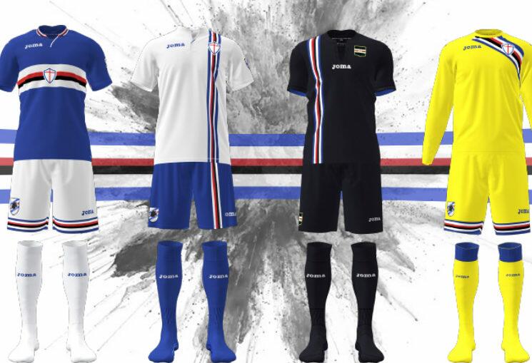 Nova camisa da sampdoria 2018-2019