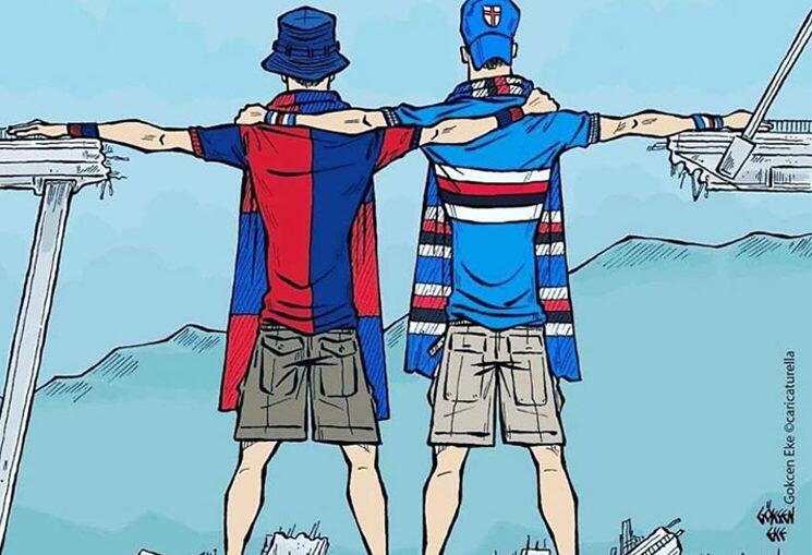 Genoa e Sampdoria Ponte Morandi
