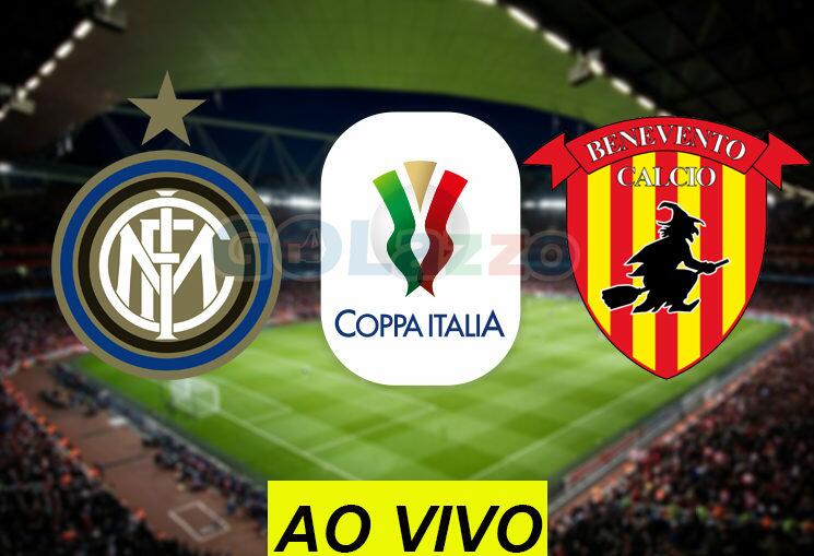 assistir inter x benevento ao vivo online copa itália