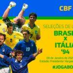 Brasil x Itália 94: escalações e como assistir ao vivo