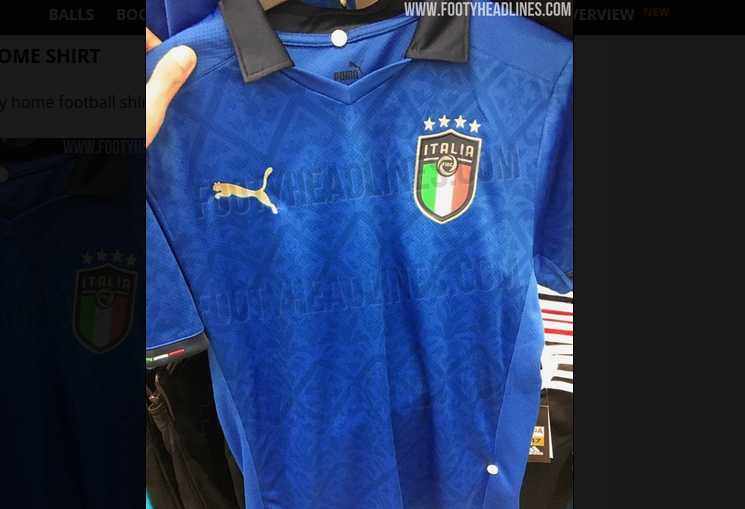 nova camisa da Itália para Euro_2020