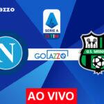 Veja onde assistir Napoli x Sassuolo AO VIVO pelo campeonato italiano; escalações