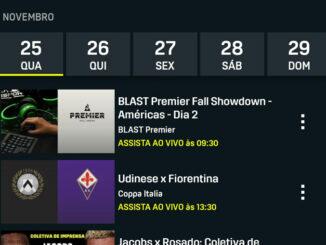 DAZN Udinese x Fiorentina Copa Itália