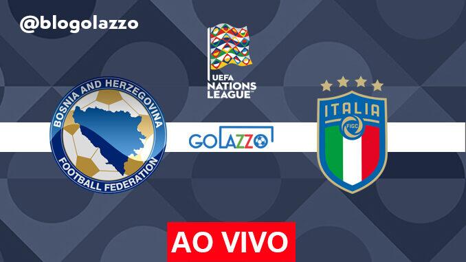 assistir bosnia x italia ao vivo pela nations league