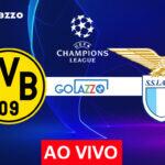 Veja onde assistir Borussia Dortmund x Lazio AO VIVO pela Champions League; escalações