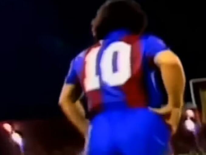 Maradona no Napoli - começo no Barcelona