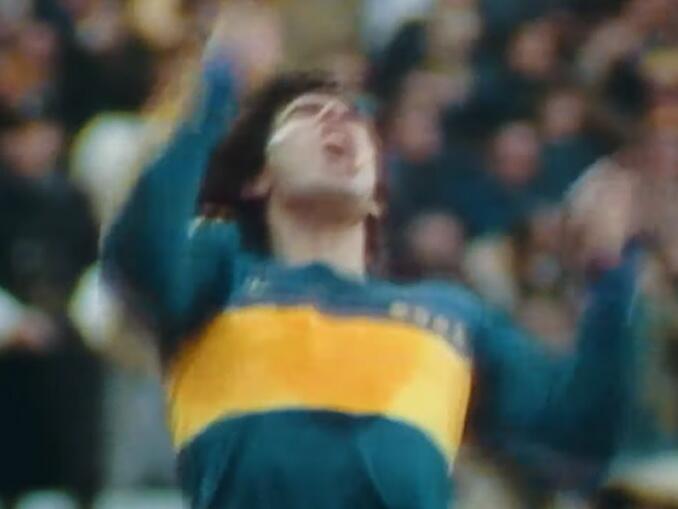 Maradona no Napoli - primeiro jogo pelo Boca Juniors