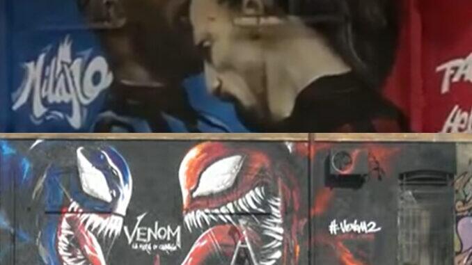 Mural San Siro Venom Carnage