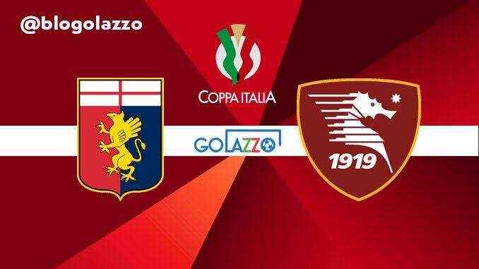 assistir genoa salernitana ao vivo copa itália