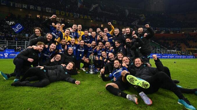 Inter campeã supercopa da itália 2022