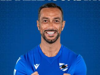 Quagliarella 100 gols Sampdoria no campeonato italiano