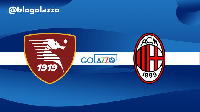 salernitana milan campeonato italiano assistir ao vivo escalações