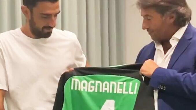 Camisa 4 Sassuolo aposentada Francesco Magnanelli