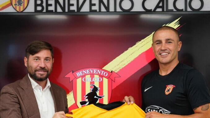 Cannavaro treinador do Benevento