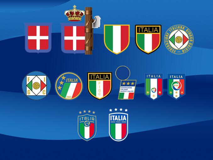 Escudos da seleção italiana