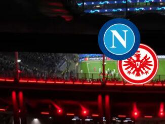 NAPOLI FRANKFURT CHAMPIONS LEAGUE sem torcida alemã