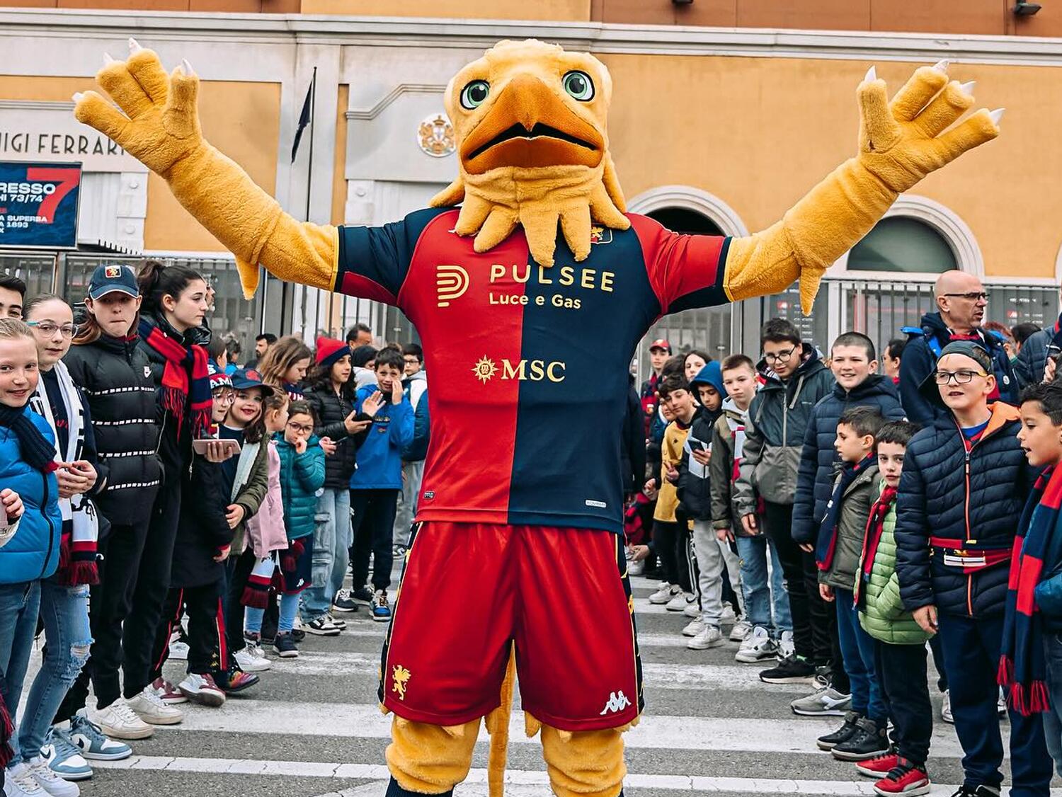 mascotes dos times italianos - Genoa Grifo