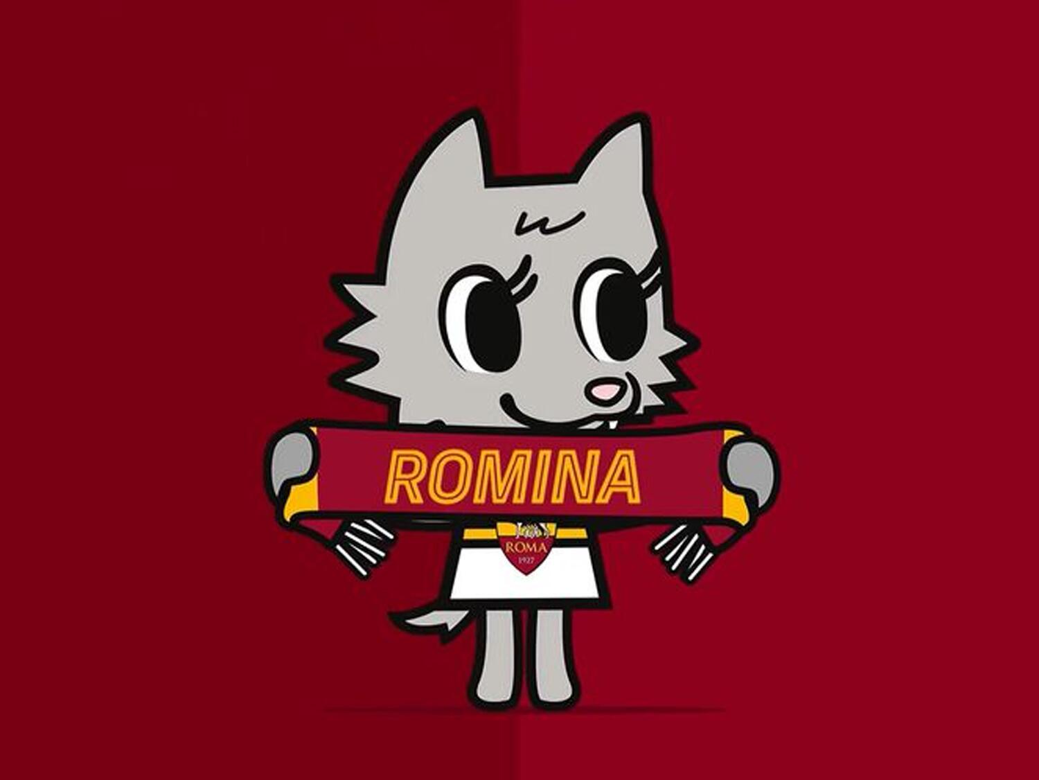 mascotes dos times italianos - Roma Romina