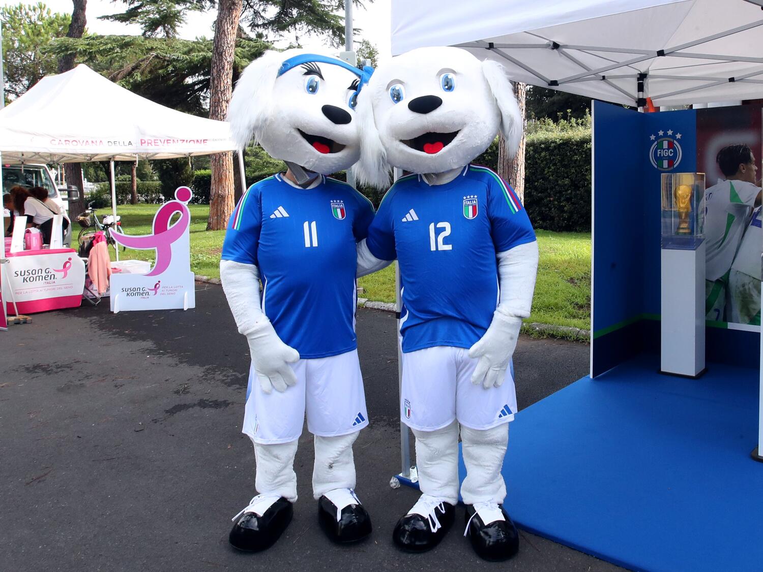mascotes dos times italianos - Seleção italiana Cachorro