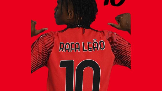 Rafael Leão camisa 10 Milan