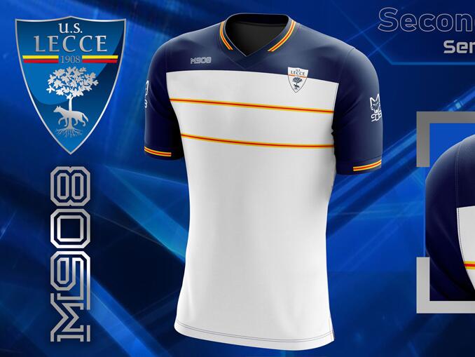 Camisa do Lecce Branca M908 2023-2024