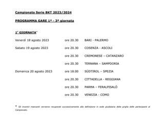 campeonato italiano serie b 2023-2024 primeiras rodadas