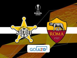 SHERIFF ROMA AO VIVO EUROPA LEAGUE