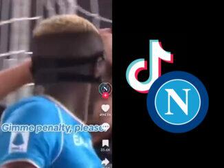 Tiktok Napoli apaga video zombando de osimhen