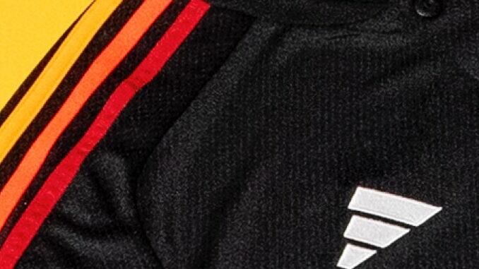 camisa Roma Adidas 3 2023-2024 preta