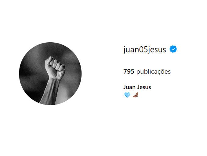 Juan Jesus foto perfil Instagram racismo Acerbi