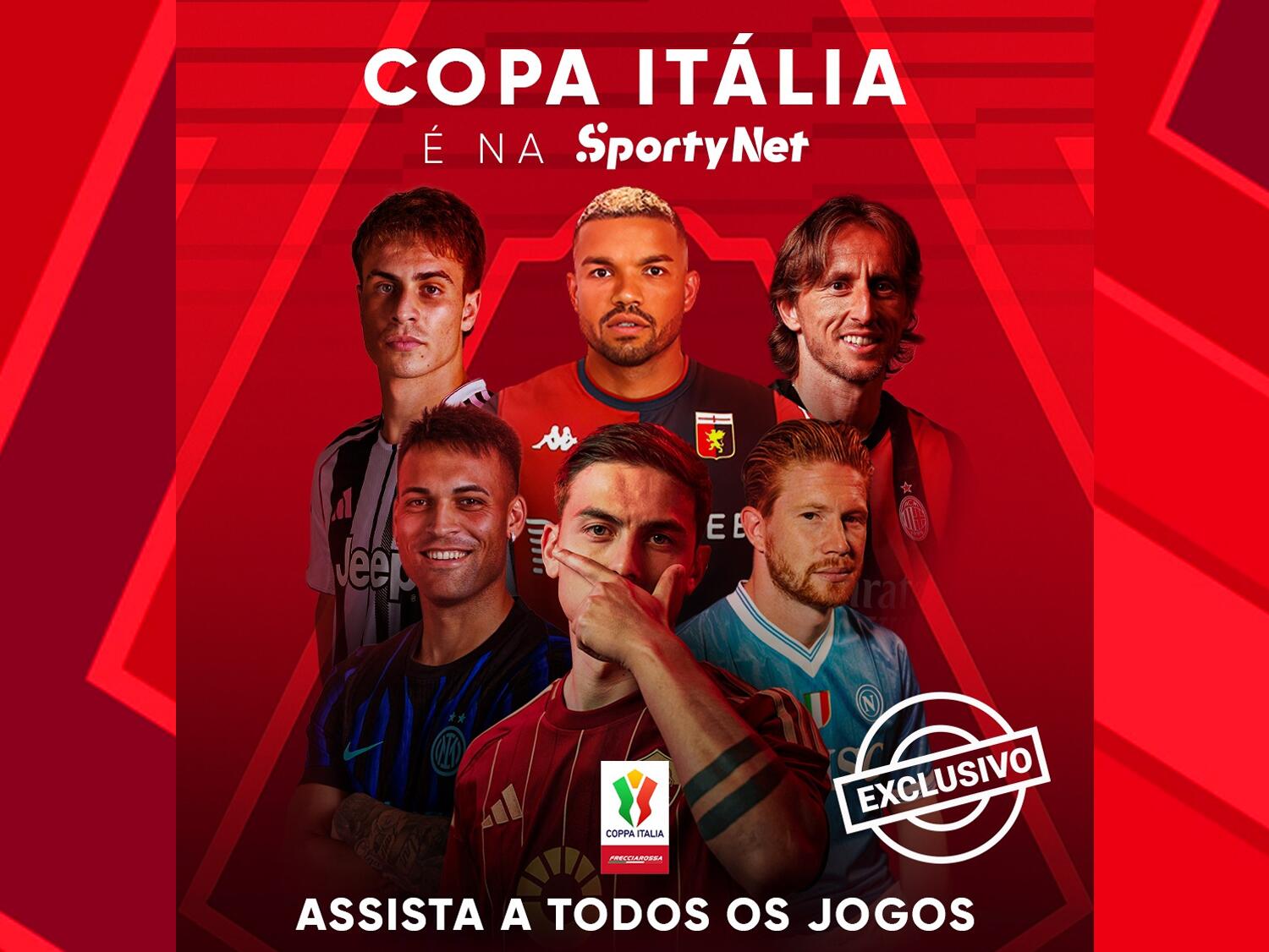 onde assistir à copa itália