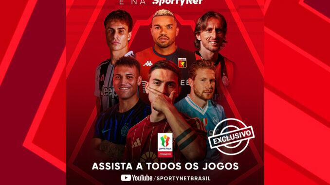 SportyNet Brasil transmissão Copa Itália SportyNet Brasil transmissão Copa Itália
