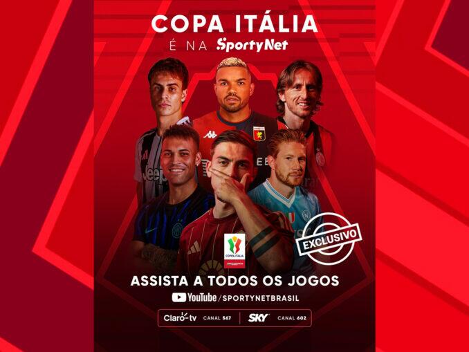 SportyNet Brasil transmissão Copa Itália