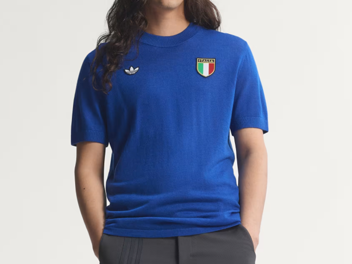 Camisa Itália Adidas Retrô 1970