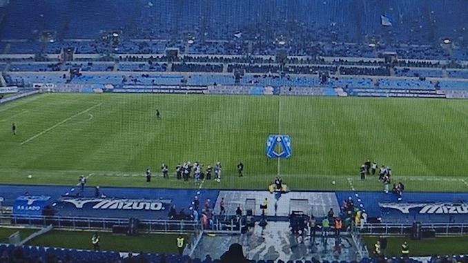 Lazio x Sassuolo público de apenas 2 mil Stadio Olimpico