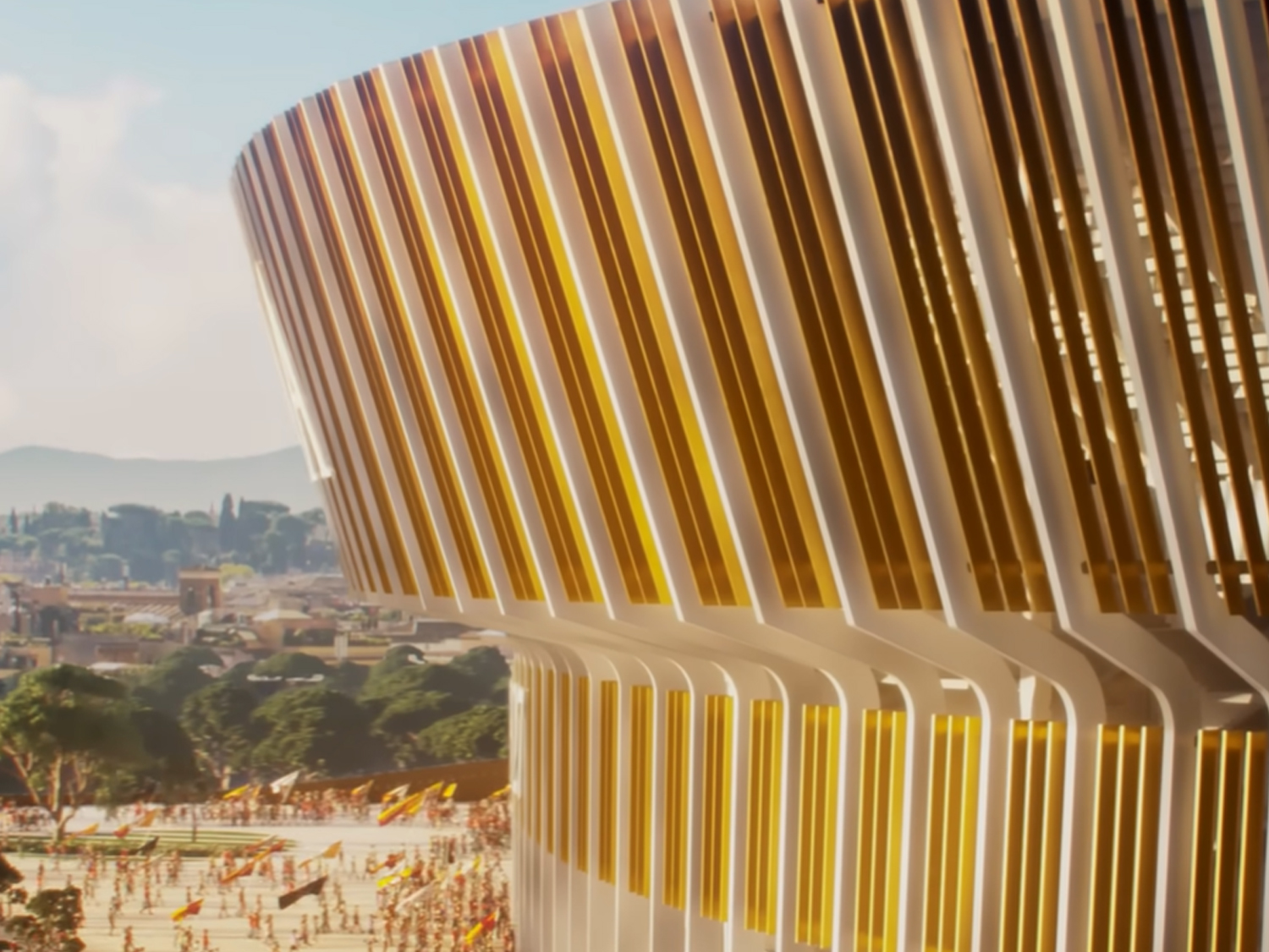 Novo estádio da Roma