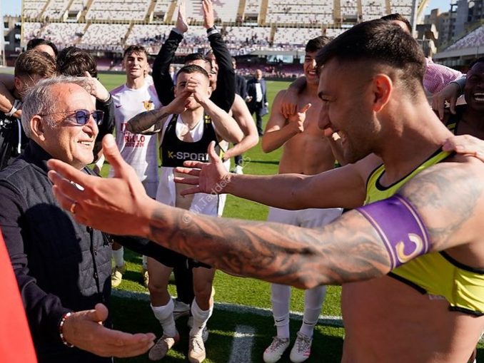 Benevento promovido campeonato italiano serie b