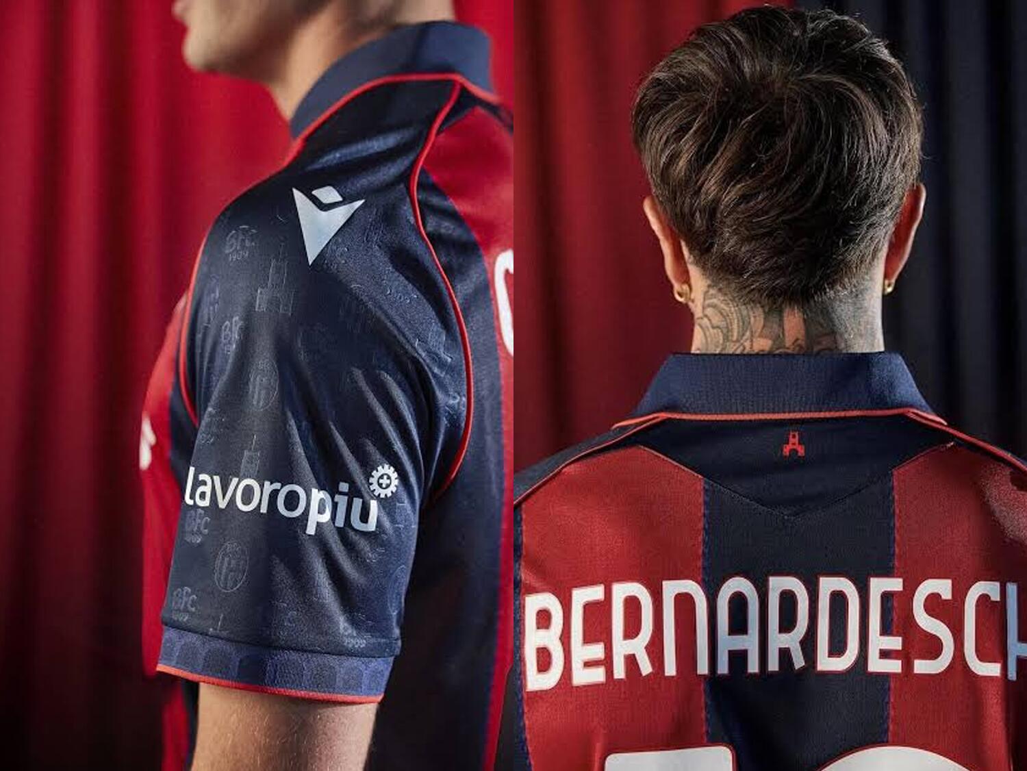 Camisa do Bologna Macron 2026--2027