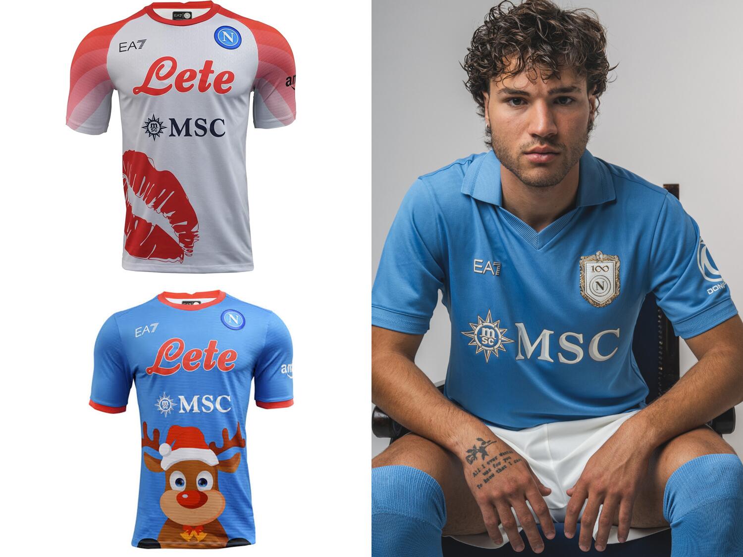 Evolução camisa Napoli Ea7