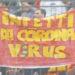 Coronavírus - faixa do Catanzaro campeonato italiano Giorgio Corona